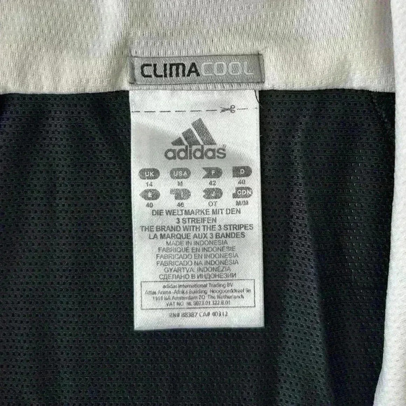 Adidas ClimaCool Zip Up Track Running Jacket Athletic Gym Bomber Black Medium - Picture 13 of 15